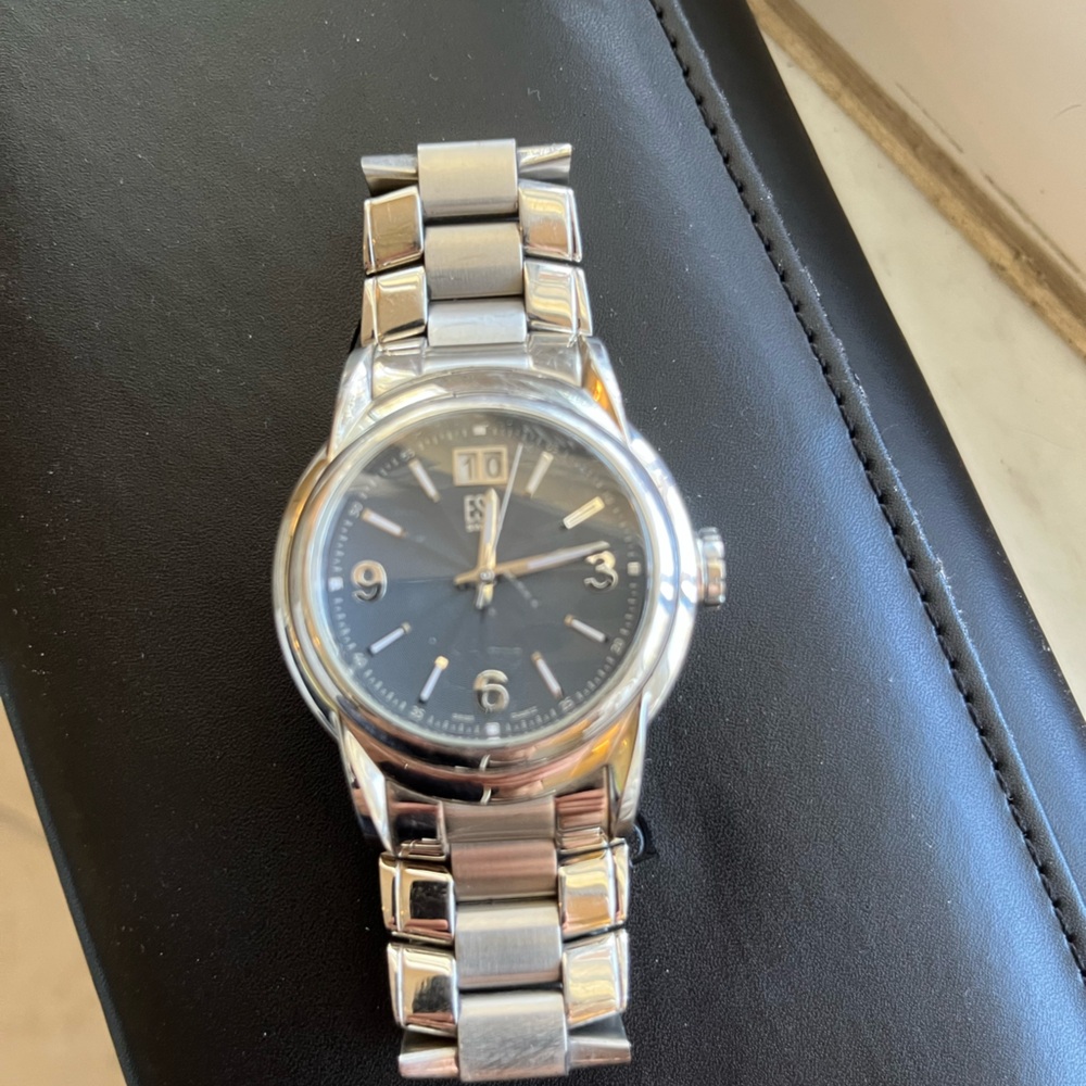 ESQ swiss watch with Black Dial. Very nice watch
